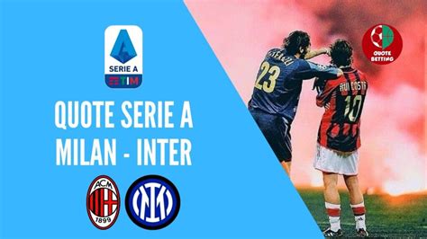 milan inter quote|Milan.